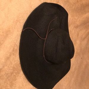 ON HOLD Black Floppy Hat